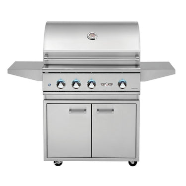 Delta Heat 32-Inch 3-Burner Propane Gas Grill with Sear Zone & Infrared Rotisserie Burner On Cart
